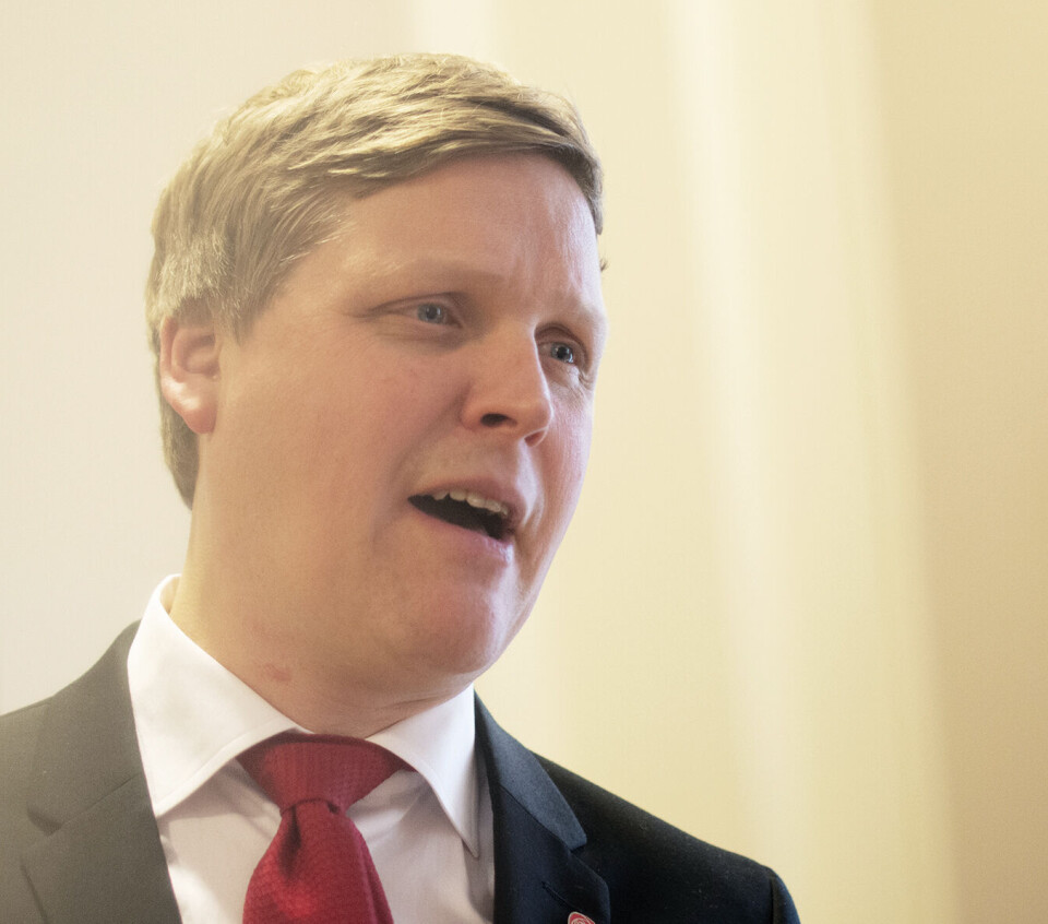 Åsmund Aukrust (Ap), utviklingsminister.