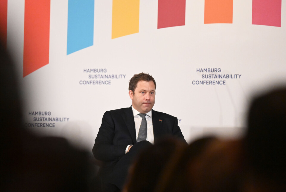 Tysklands visekansler og finansminister Lars Klingbeil (SPD) kom med nye løfter under bærekraftskonferansen i Hamburg 2.–3. juni.