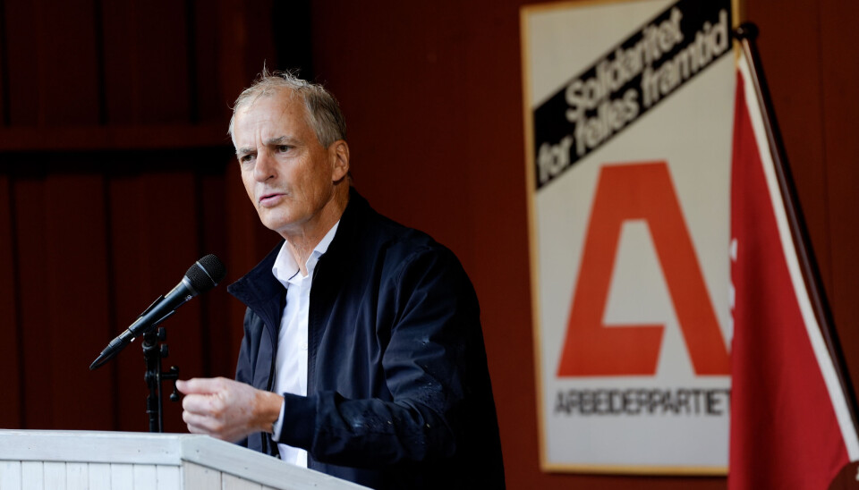 Støre besøkte torsdag AUFs sommerleir på Utøya, der han snakket om at stadig flere land vil anerkjenne Palestina som selvstendig stat.