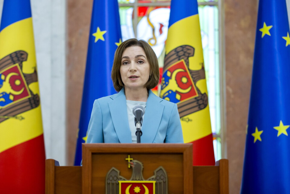 Under en pressekonferanse i Chișinău sist uke, snakket Moldovas president Maia Sandu om russiske forsøk på å manipulere parlamentsvalget som skal avholdes i landet 28. september.