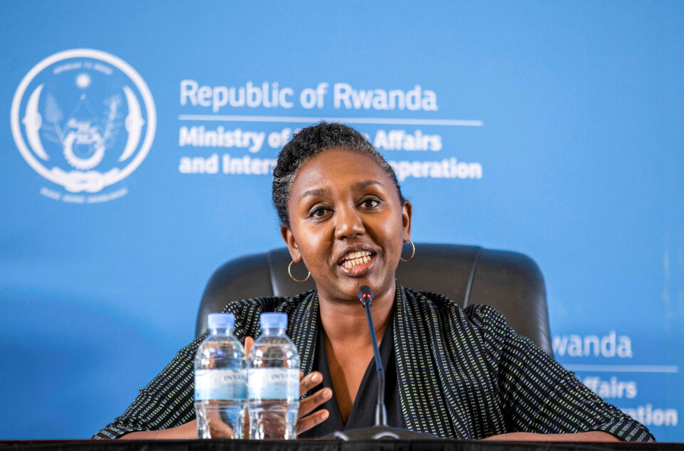 Talsperson for regjeringen i Rwanda, Yolande Makolo.