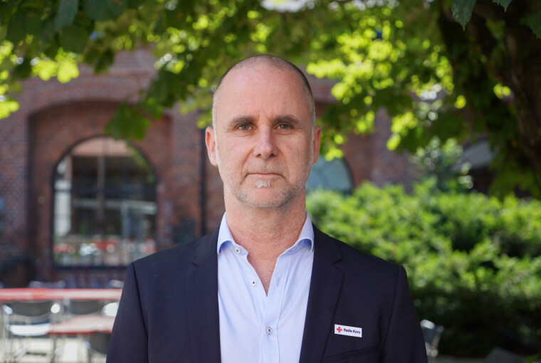 Jørgen Haldorsen, utenlandssjef i Røde Kors.