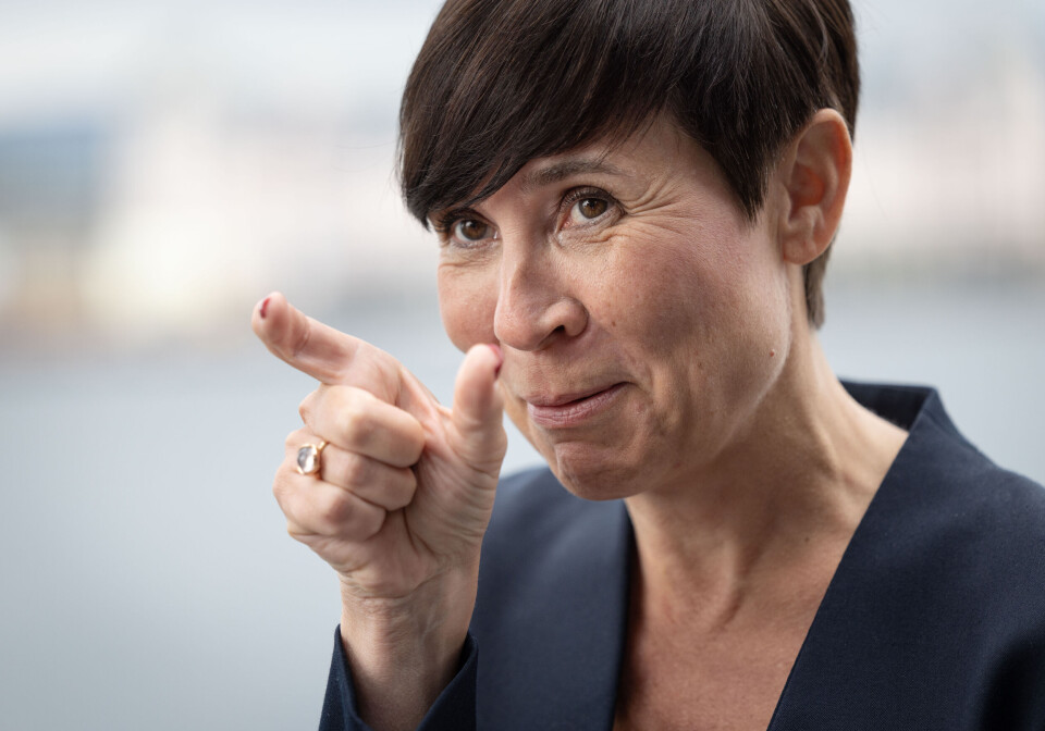 Ine Eriksen Søreide (H) vil ikke svare på om hun blir utenriksminister eller om en Høyre-ledet regjering vil beholde utviklingsministeren.