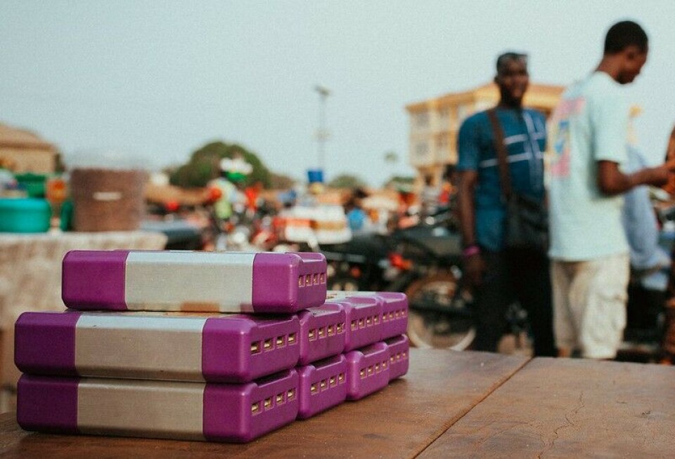 Norfund investerer fem millioner dollar i et selskap som tilbyr kundene i Afrika leie av ferdigladede batterier