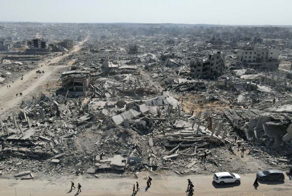 Totalødeleggelse av Gaza by, 11. oktober.