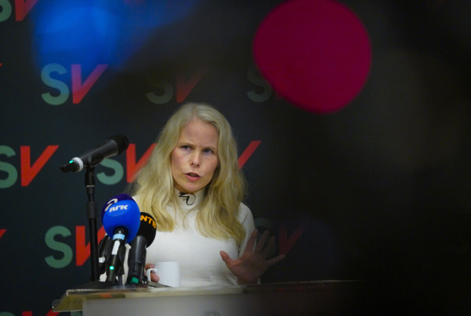 SV-leder Kirsti Bergstø er skuffet over Palestina-støtten.