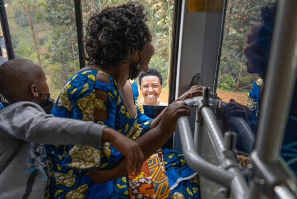 I 2023 fulgte Panorama en kvoteflyktning-familie fra Østre Kongo til Vestre Aker. Bildet er tatt på vei til Kigali, der familien ble intervjuet av representanter fra det norske Utlendingsdirektoratet (UDI).