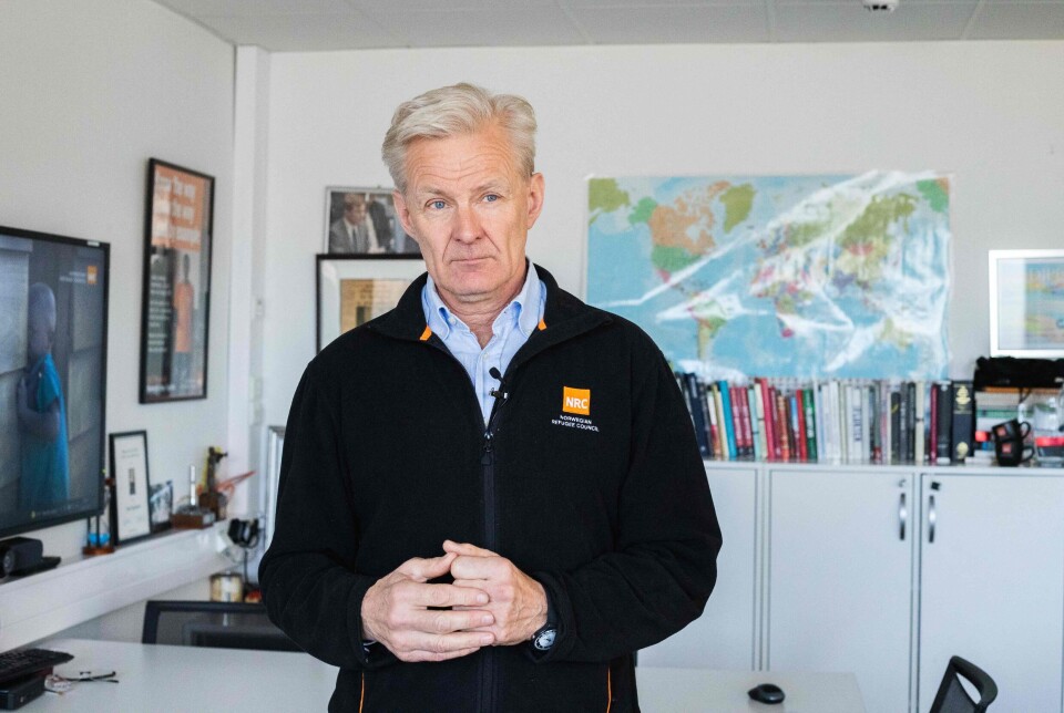 Generalsekretær Jan Egeland i Flyktninghjelpen (NRC).