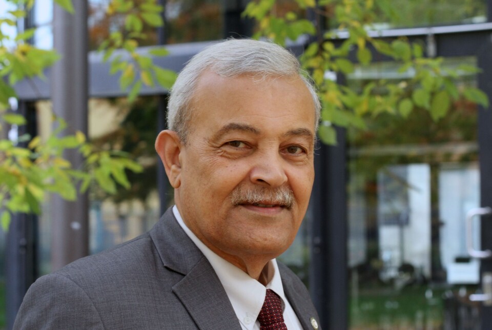 Presidenten for Palestinsk Røde Halvmåne, Younis al-Khatib, på besøk i Oslo.