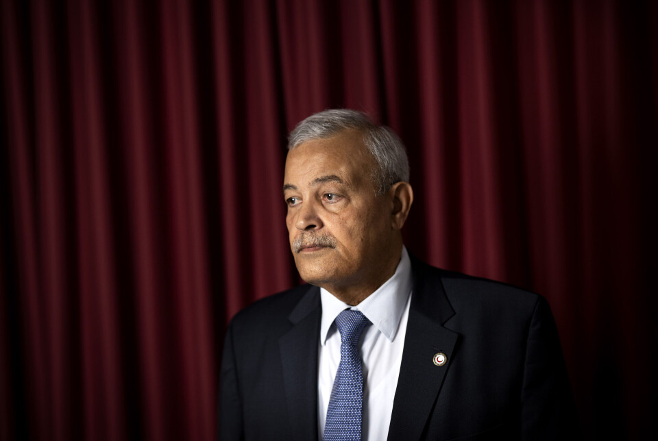 Før al-Khatib kom på besøk til Oslo, var han i Stockholm.