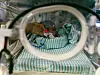 Prematur baby ligger i kuvøse på neonatalavdeling ved Instituto Fernandes Figueira i Rio.