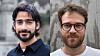 To menn i nærportrett side om side foran en grå bakgrunn.